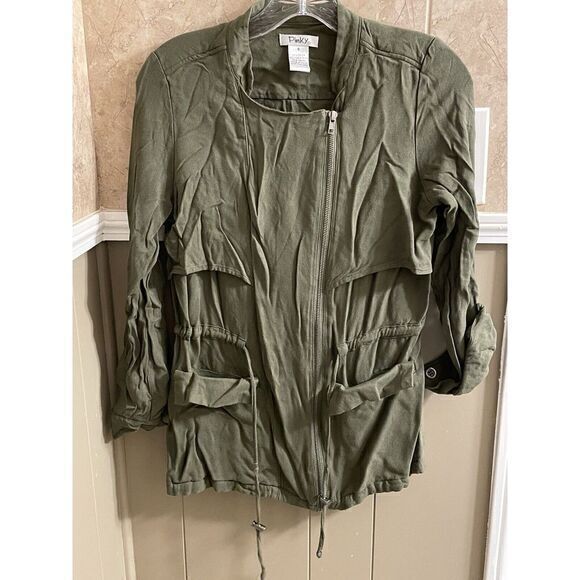 Pinky Jackets & Blazers - Pinky Shacket Green Full Zip Women's Size Small‎
